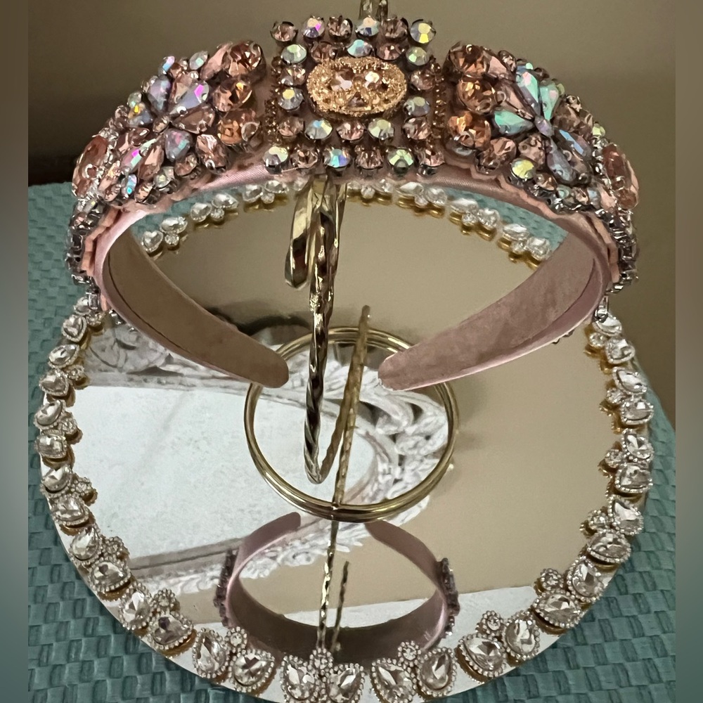 Headband With Rhinestones New - Picture 1 of 4